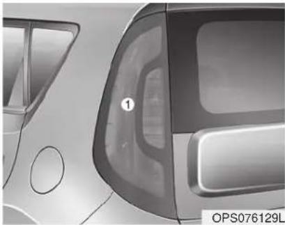 KIA Soul (2019) - Stop and tail lamp (LED type) bulb replacement - 1