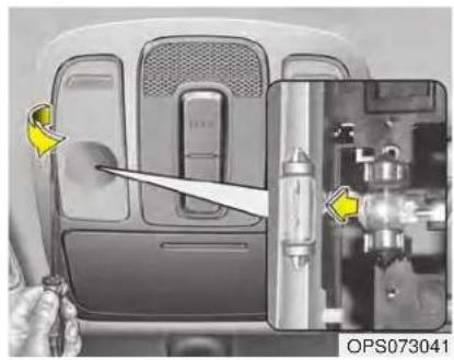 KIA Soul (2019) - Map lamp bulb replacement - 1