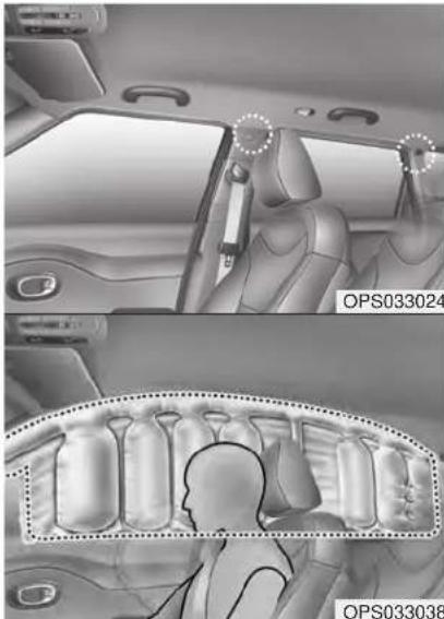 KIA Soul (2019) - Curtain air bag - 1