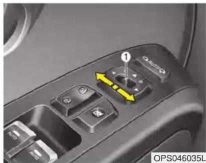 KIA Soul (2019) - WARNING - Mirror adjustment - 1