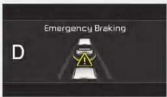 KIA Soul (2019) - AEB warning message and system control - 3