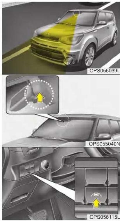 KIA Soul (2019) - LANE DEPARTURE WARNING SYSTEM (LDWS) (IF EQUIPPED) - 1