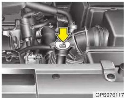 KIA Soul (2019) - Recommended engine coolant - 1
