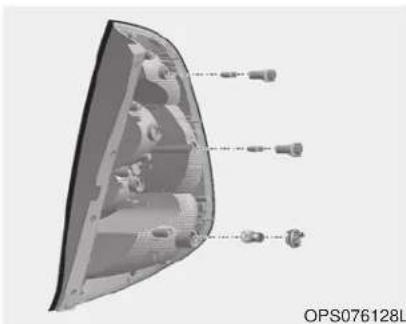 KIA Soul (2019) - Stop and tail lamp bulb replacement - 2