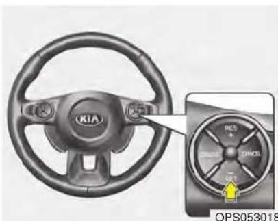 KIA Soul (2019) - Speed setting (SCC) - 2