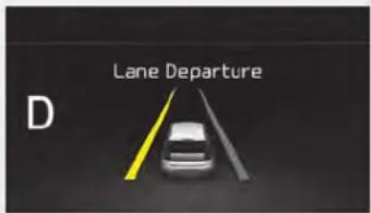 KIA Soul (2019) - WARNING - LDWS Alert - 4