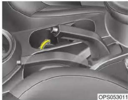 KIA Soul (2019) - Checking the parking brake - 1