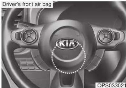 KIA Soul (2019) - Driver's and passenger's front air bag - 1