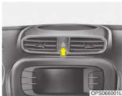 KIA Soul (2019) - Hazard warning flasher - 1