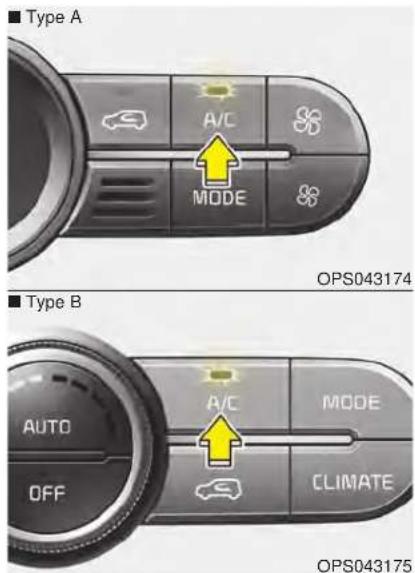 KIA Soul (2019) - Sunroof inside air recirculation (if equipped) - 2
