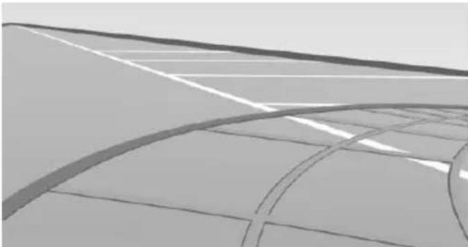 BMW 335i (2014) - Parking using pathway and turning circle lines - 2