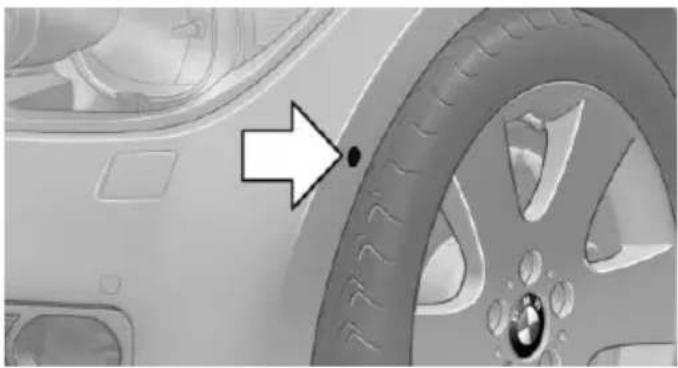 BMW 335i (2014) - Ultrasound sensors - 1