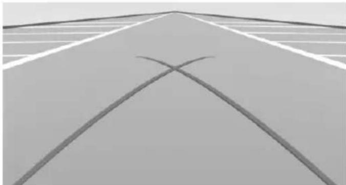 BMW 335i (2014) - Turning circle lines - 1