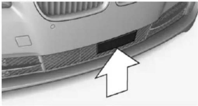 BMW 335i (2014) - Radar sensor - 1