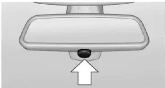 BMW 335i (2014) - Indicator lamp on the interior rearview mirror - 1