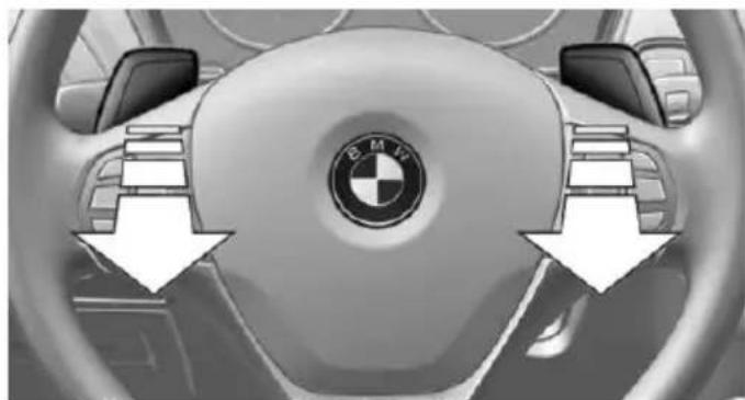 BMW 335i (2014) - Shift paddles - 1
