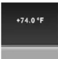 BMW 335i (2014) - External temperature - 1