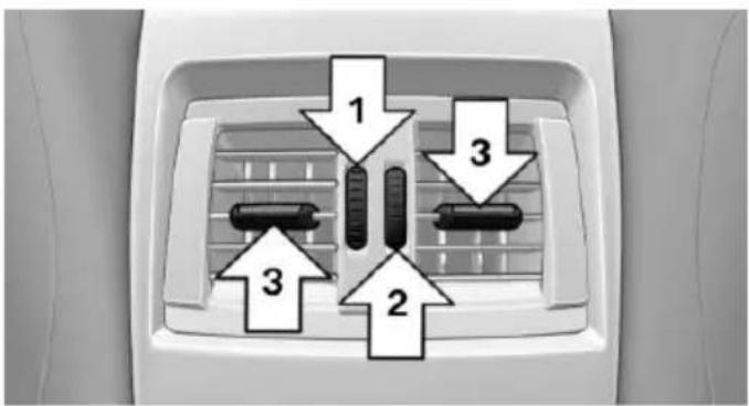 BMW 335i (2014) - Ventilation in the rear - 1
