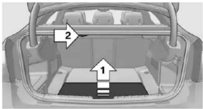 BMW 335i (2014) - Storage compartment under cargo floor panel - 2