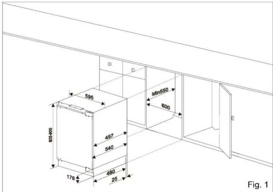 Exquisit UKS130-8A+ - Installatie - 1