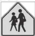 VOLVO XC90 T8 (2019) - Signs for "School" and "Children playing" - 1