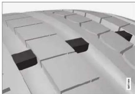 VOLVO XC90 T8 (2019) - Tread wear indicator - 1