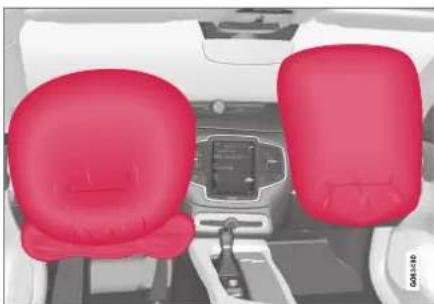 VOLVO XC90 T8 (2019) - Driver/passenger-side airbags - 1