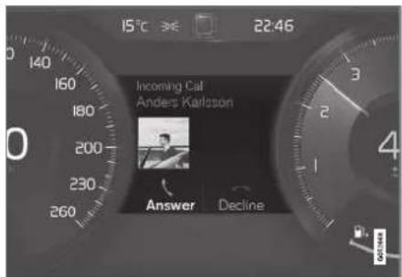 15°C 22:46 Incoming Call Anders Karlsson Answer Decline