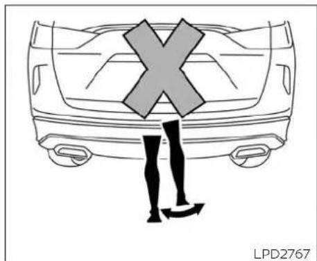 INFINITI QX50 (2019) - Proper operation technique - 2