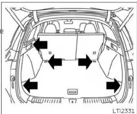 INFINITI QX50 (2019) - VEHICLE LOAD CAPACITY - 2
