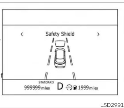 INFINITI QX50 (2019) - WARNING - 2
