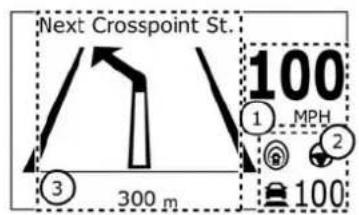 INFINITI QX50 (2019) - HEAD UP DISPLAY (HUD) (if so equipped) - 1