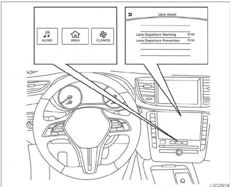 INFINITI QX50 (2019) - WARNING - 2