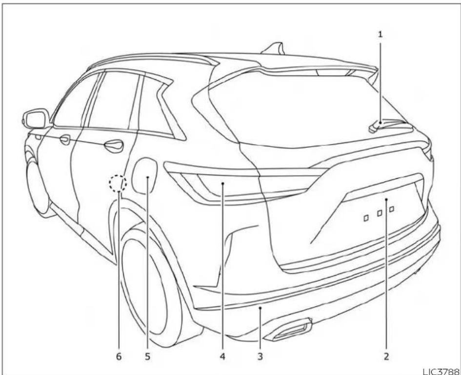 INFINITI QX50 (2019) - EXTERIOR REAR - 1