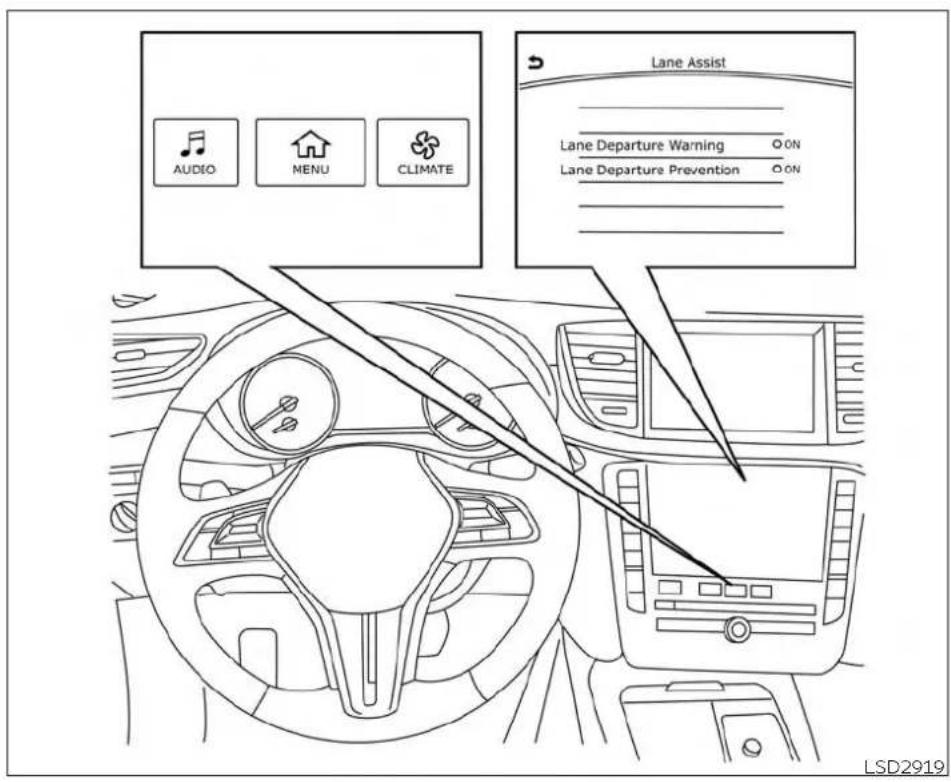 INFINITI QX50 (2019) - WARNING - 2