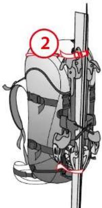 Vaude Minnie 4 5 - Attaching Skis - 2