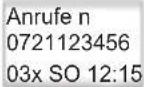 Hagenuk Classico Voice - Rufnummer aus der Anruferliste ins Telefonbuch übernehmen - 2