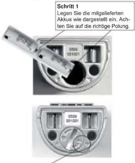 Hagenuk Classico Voice - Anschluss an das Stromnetz / Akkus einlegen - 3