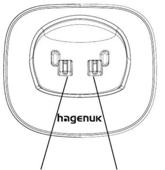 Hagenuk BIG 805 - Elemente der Ladeschale - 1