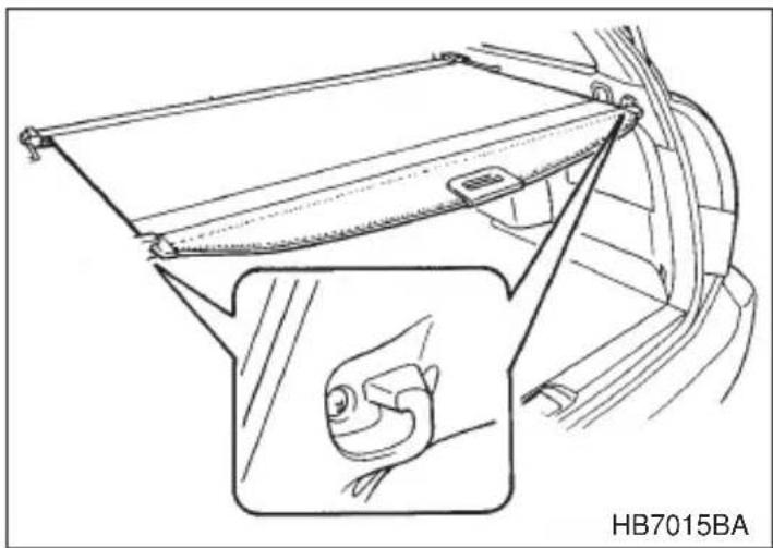 SUBARU Legacy (2002) - ▼Using the cover - 1