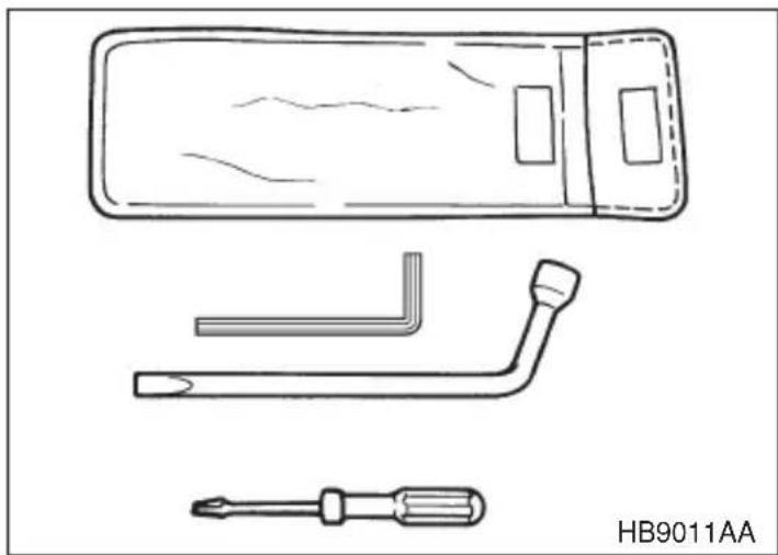 SUBARU Legacy (2002) - Maintenance tools - 1