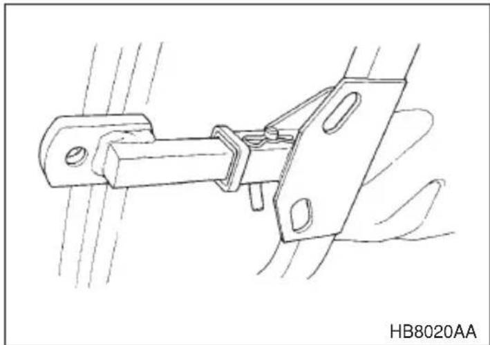 SUBARU Legacy (2002) - ▼Connecting a trailer - 3