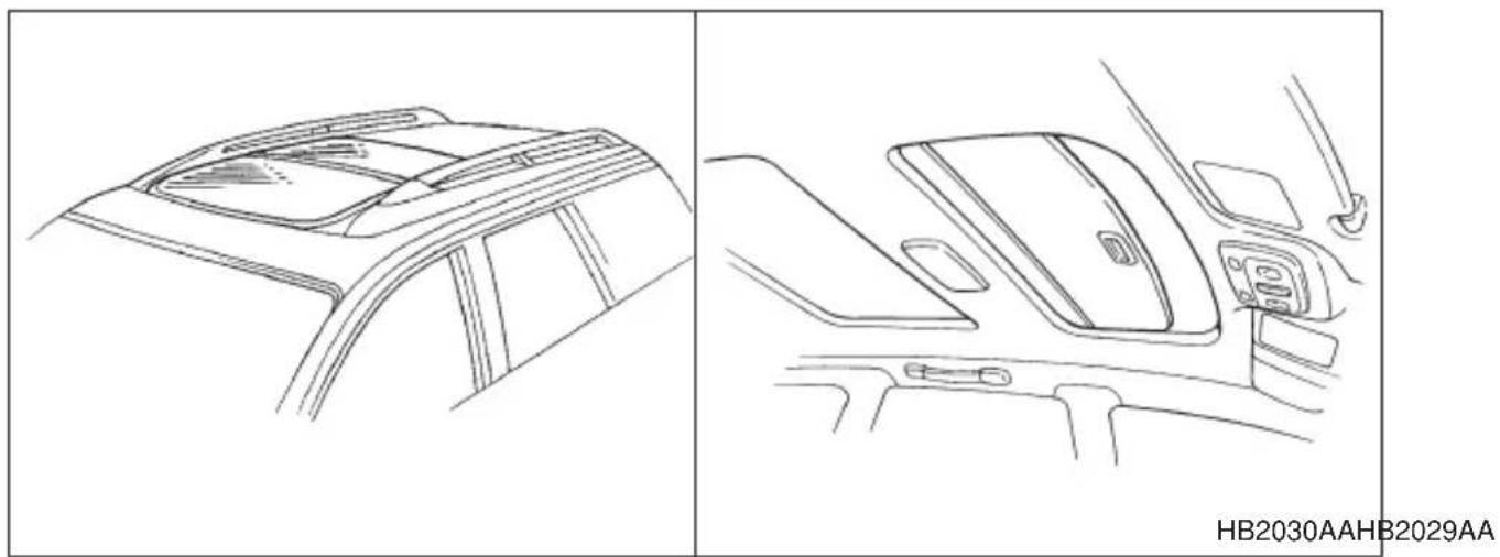 SUBARU Legacy (2002) - ■Dual moonroofs (Station wagon) - 1