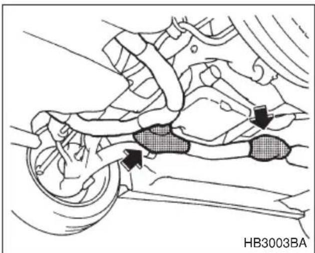 SUBARU Legacy (2002) - WARNING - 1