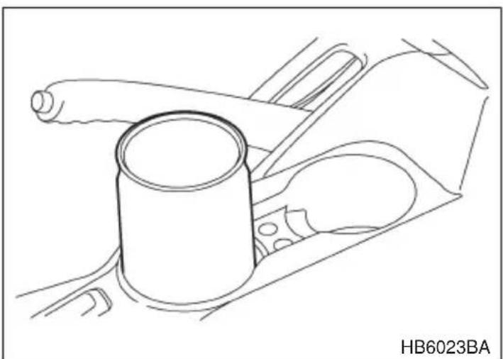 SUBARU Legacy (2002) - Front cup holder - 1