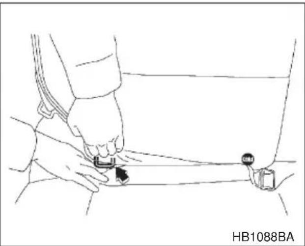 SUBARU Legacy (2002) - ▼Installation of child restraint systems by use of lower and tether anchorages - 5