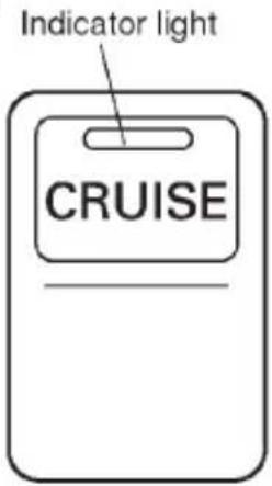 Indicator light CRUISE