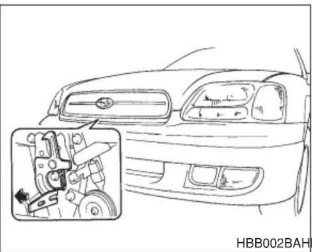 SUBARU Legacy (2002) - WARNING - 2