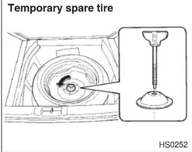 Temporary spare tire HS0252