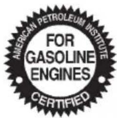 AMERICAN PETROLEUM INSTITUTE FOR GASOLINE ENGINES CERTIFIED